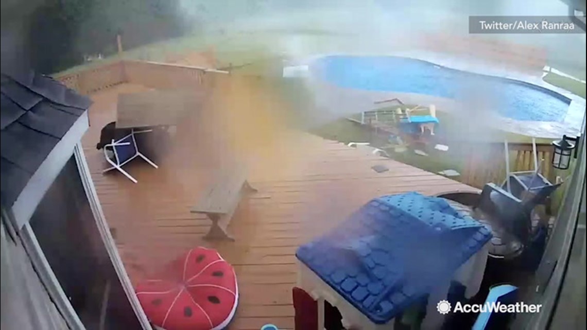 Tornado caught on security camera wreaking havoc to ...