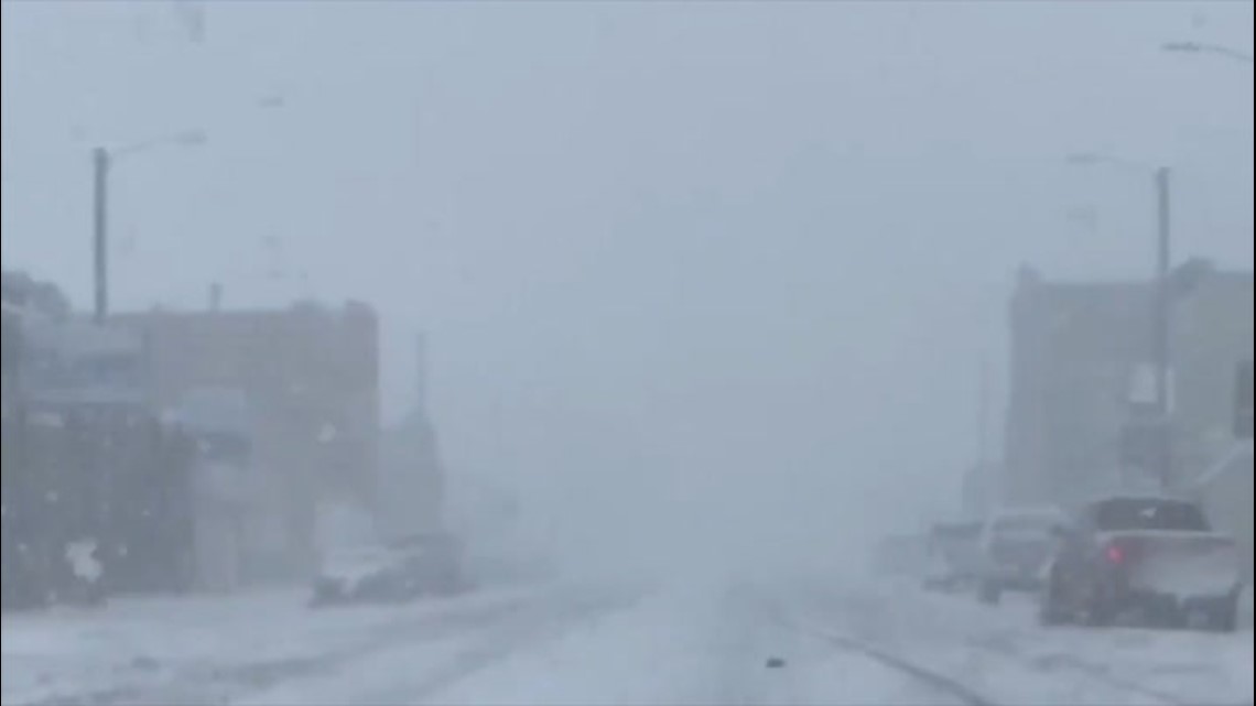 Snowy and blustery conditions in Minnesota | cbs19.tv