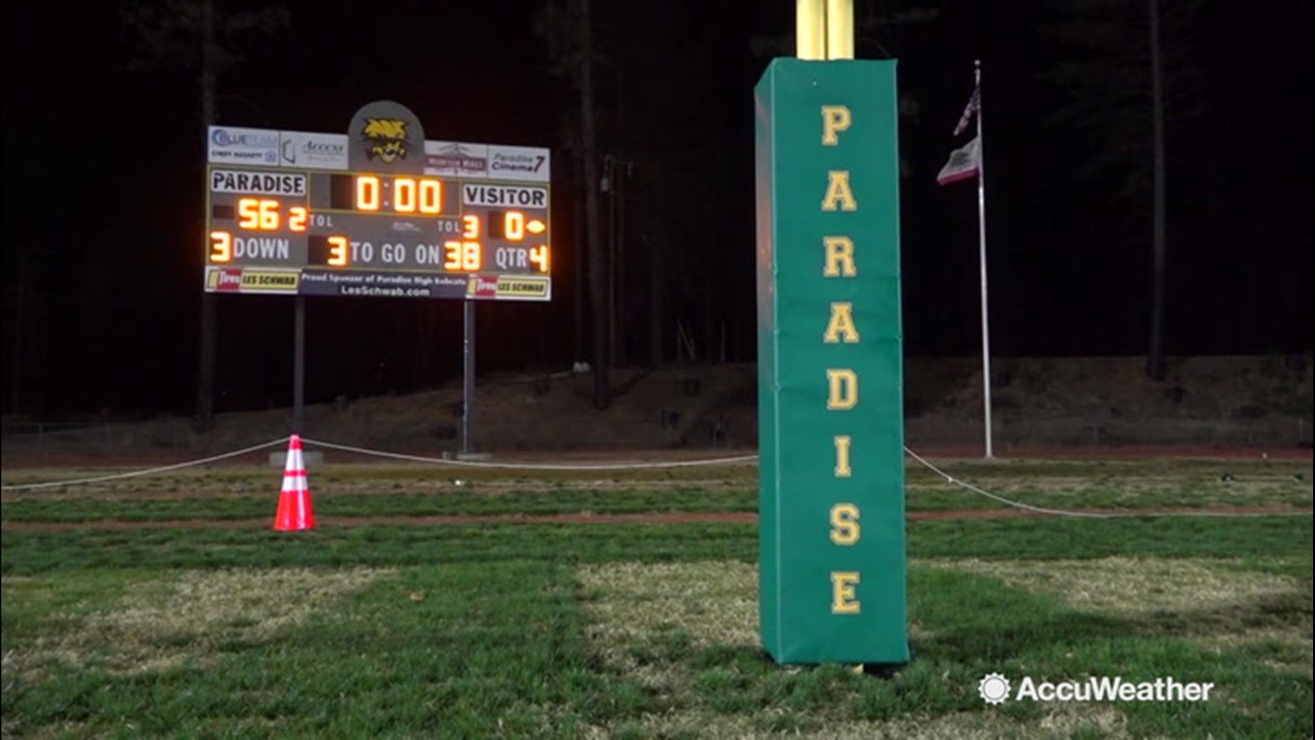 It's been a tough year for many families in Paradise, California, but this weekend, the town is celebrating a big win as its high school team takes another step to becoming the best in the state. Bill Wadell has more as this community came together to support a team that represented their town by never giving up.