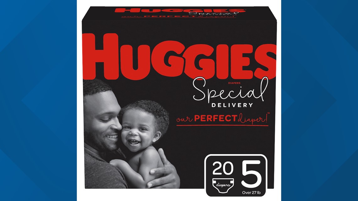 Black best sale huggies box