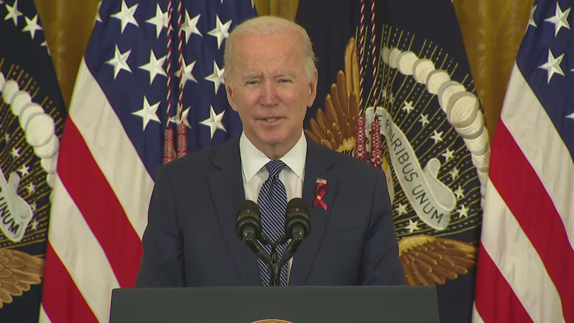 President Joe Biden on Wednesday unveiled his new HIV/AIDS strategy to end the more than 40-year-old epidemic, calling for a renewed focus on vulnerable Americans.