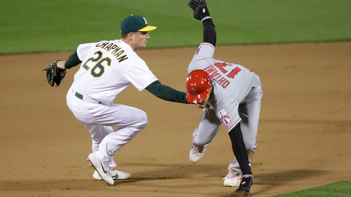 A's slam Angels in 1st MLB game with new extrainning rule cbs19.tv