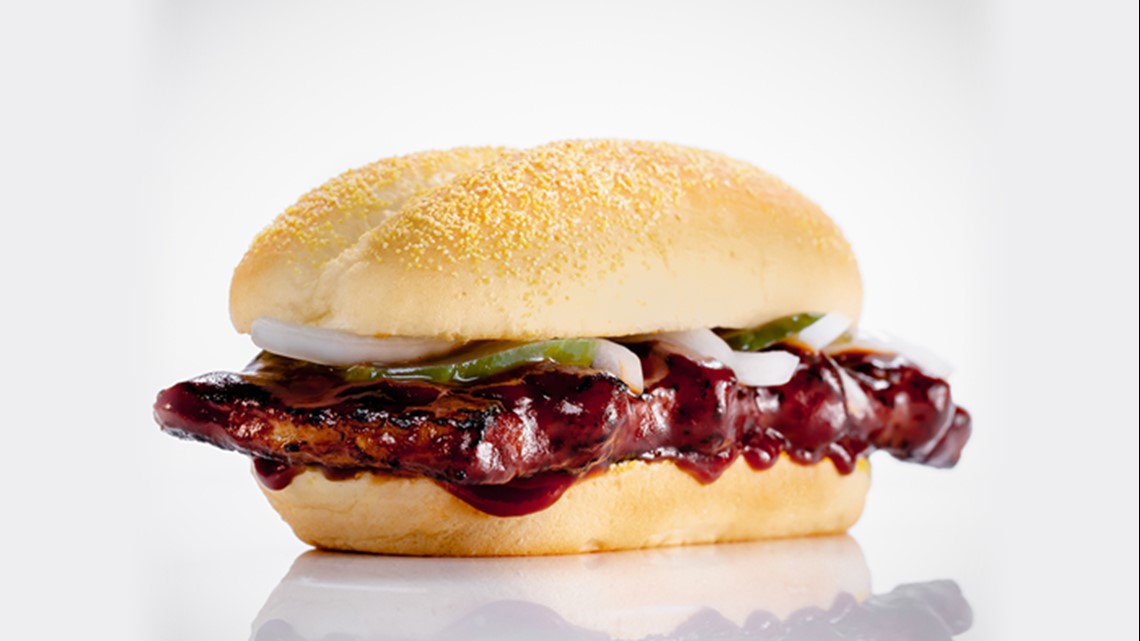 The McRib is back again, and it comes with Instagram GIFs cbs19.tv