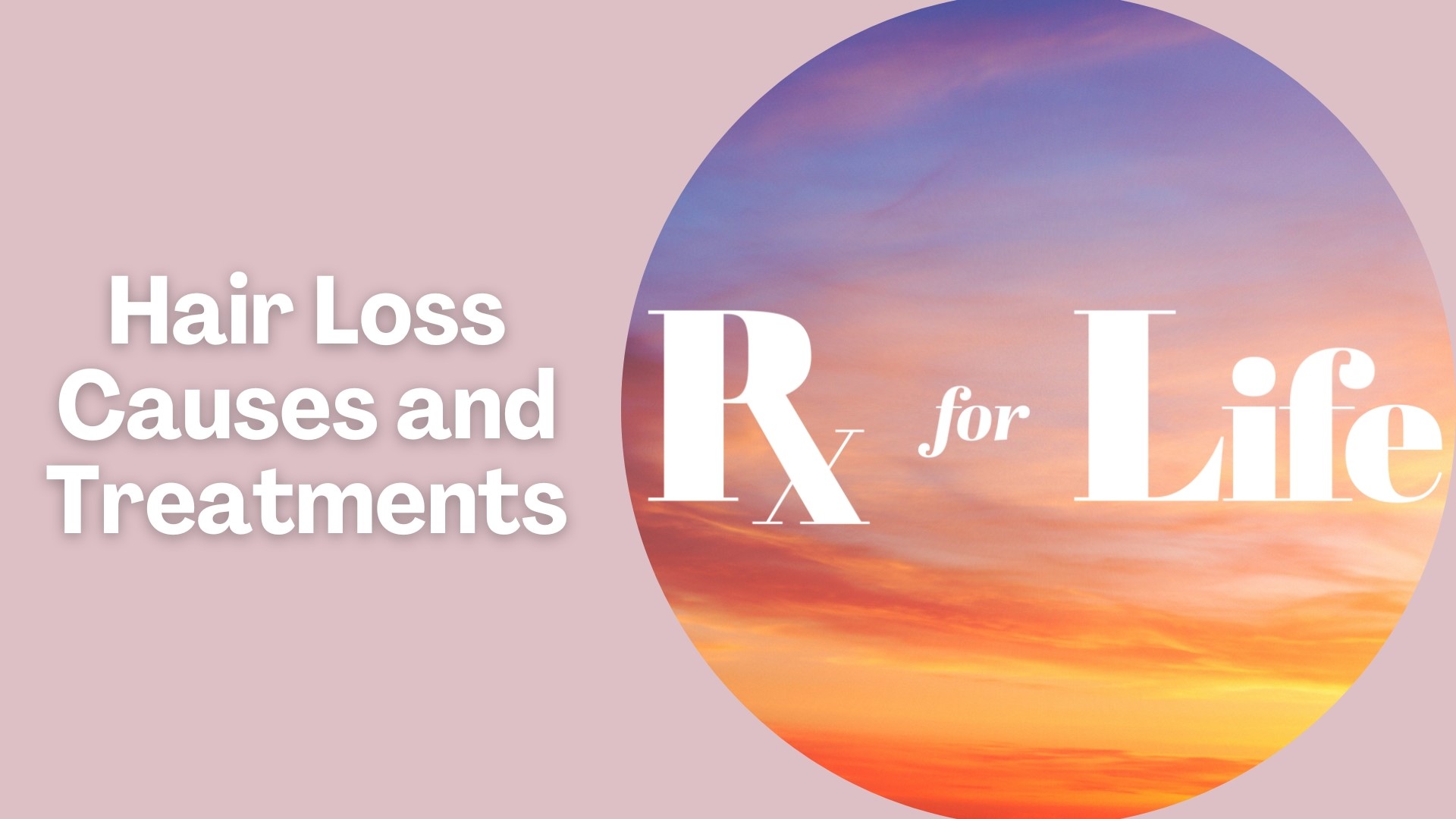 Monica Robins sits down with a dermatologist to discuss the causes of hair loss and the treatments that are out there. Plus, Monica shares her own personal journey.