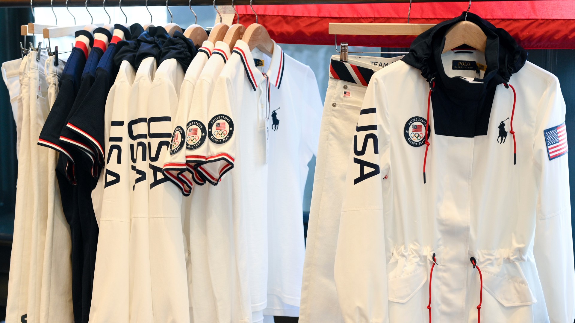 Team USA Tokyo closing ceremony Ralph Lauren uniforms ...