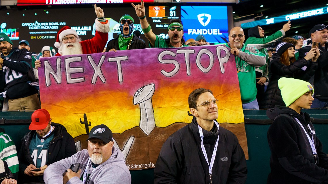 The NFL logo and a FOX TV camera are seen before the NFL Super Bowl 57 football  game Sunday, Feb. 12, 2023, in Glendale, Ariz. (AP Photo/Adam Hunger Stock  Photo - Alamy