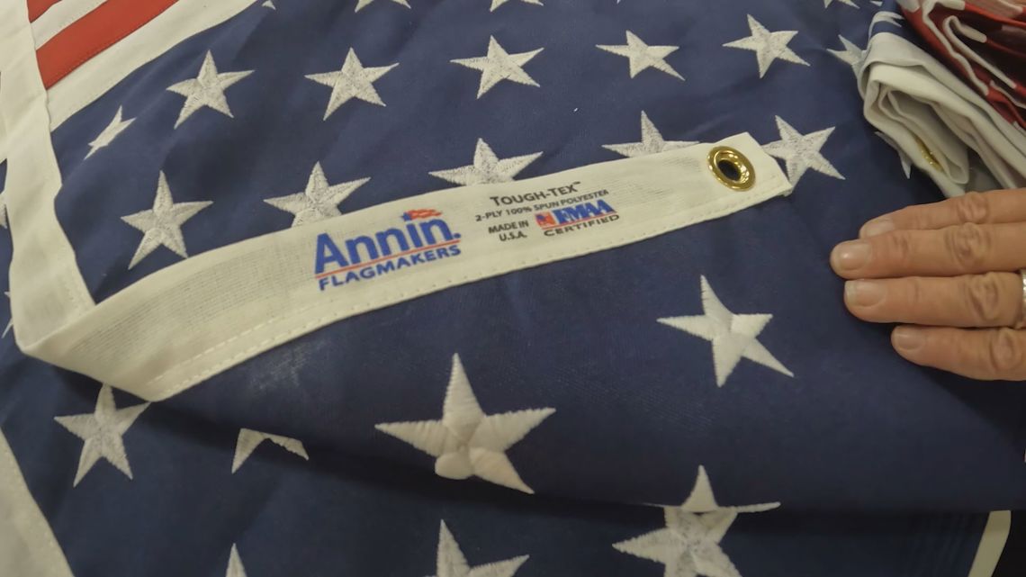 Ohio company supplies flags for some of this country's most historic moments