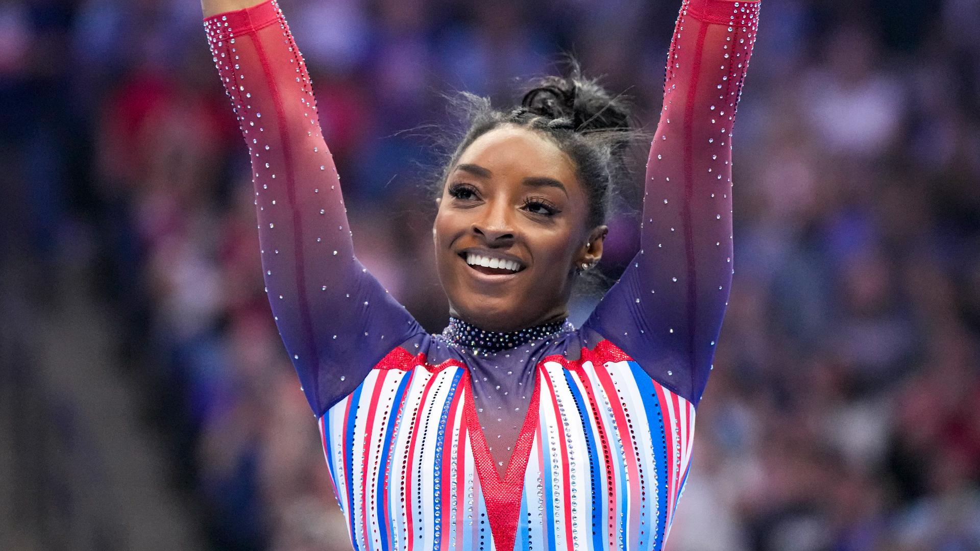 When does Simone Biles compete? cbs19.tv