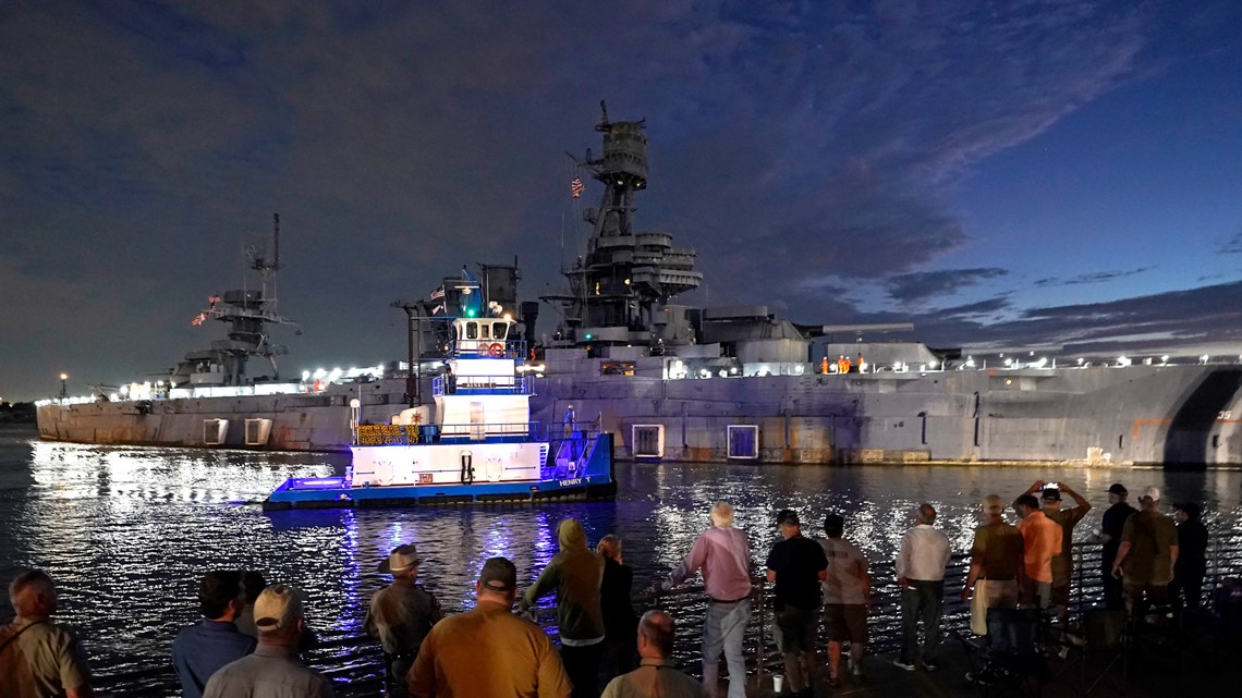 Texas battleship begins journey for $35 million repairs - Vimarsana News