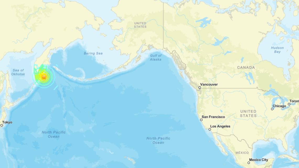 Tsunami warning west coast
