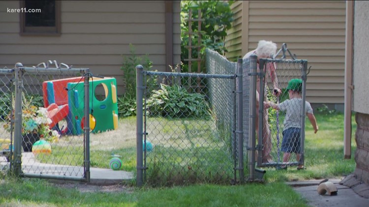 He's 2 years old. She's about to turn 100. They've formed a friendship across a backyard fence