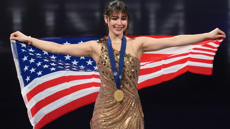 Alysa Liu wins women's figure skating world championship | cbs19.tv