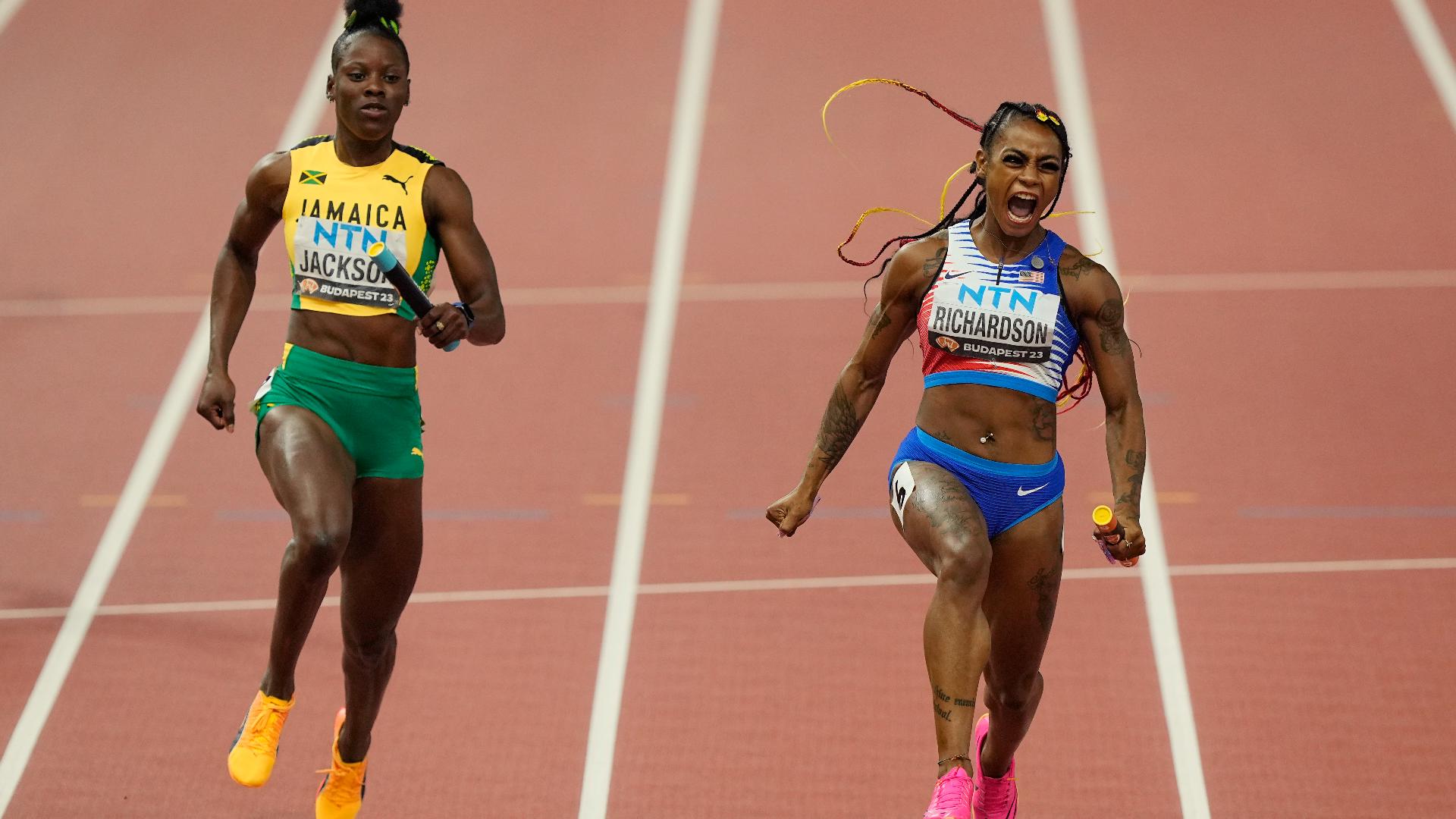 Jamaica's Shericka Jackson out of the Paris Olympics 100 meter cbs19.tv