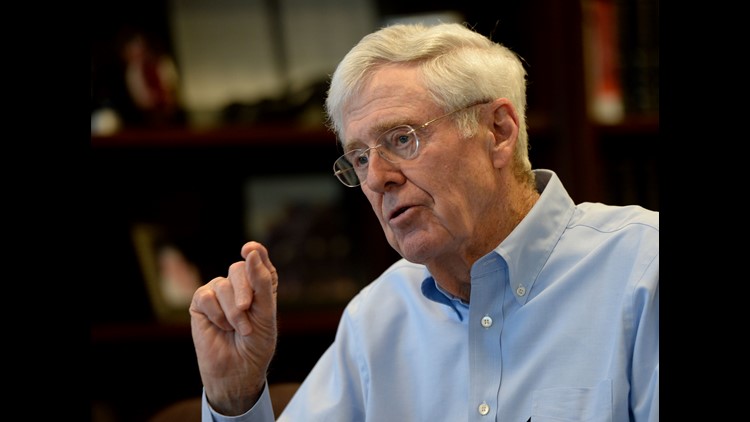 Charles Koch Seeks To Declare Independence From The Republican Party Cbs19 Tv