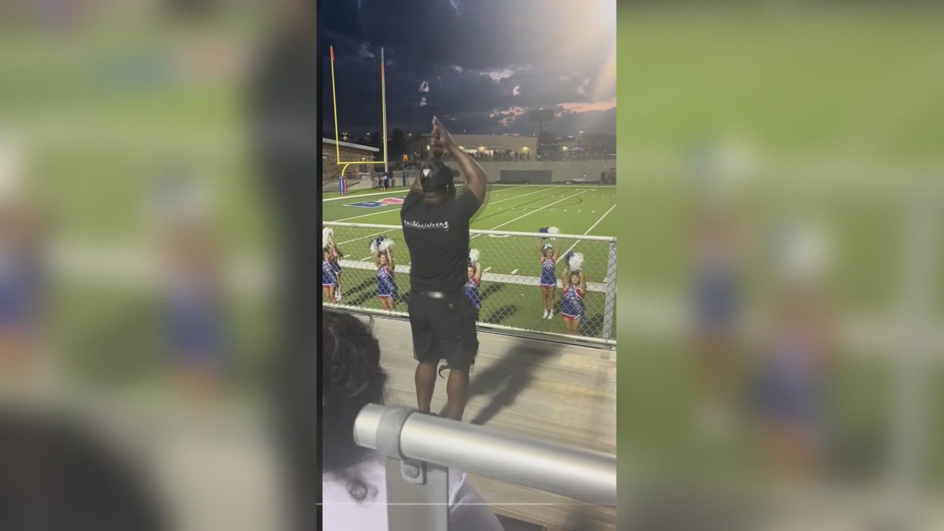 Andre Simmons has recently gone viral after a TikTok was posted by his wife Cecilia Simmons showing him dancing along to one of the cheer team's routines.