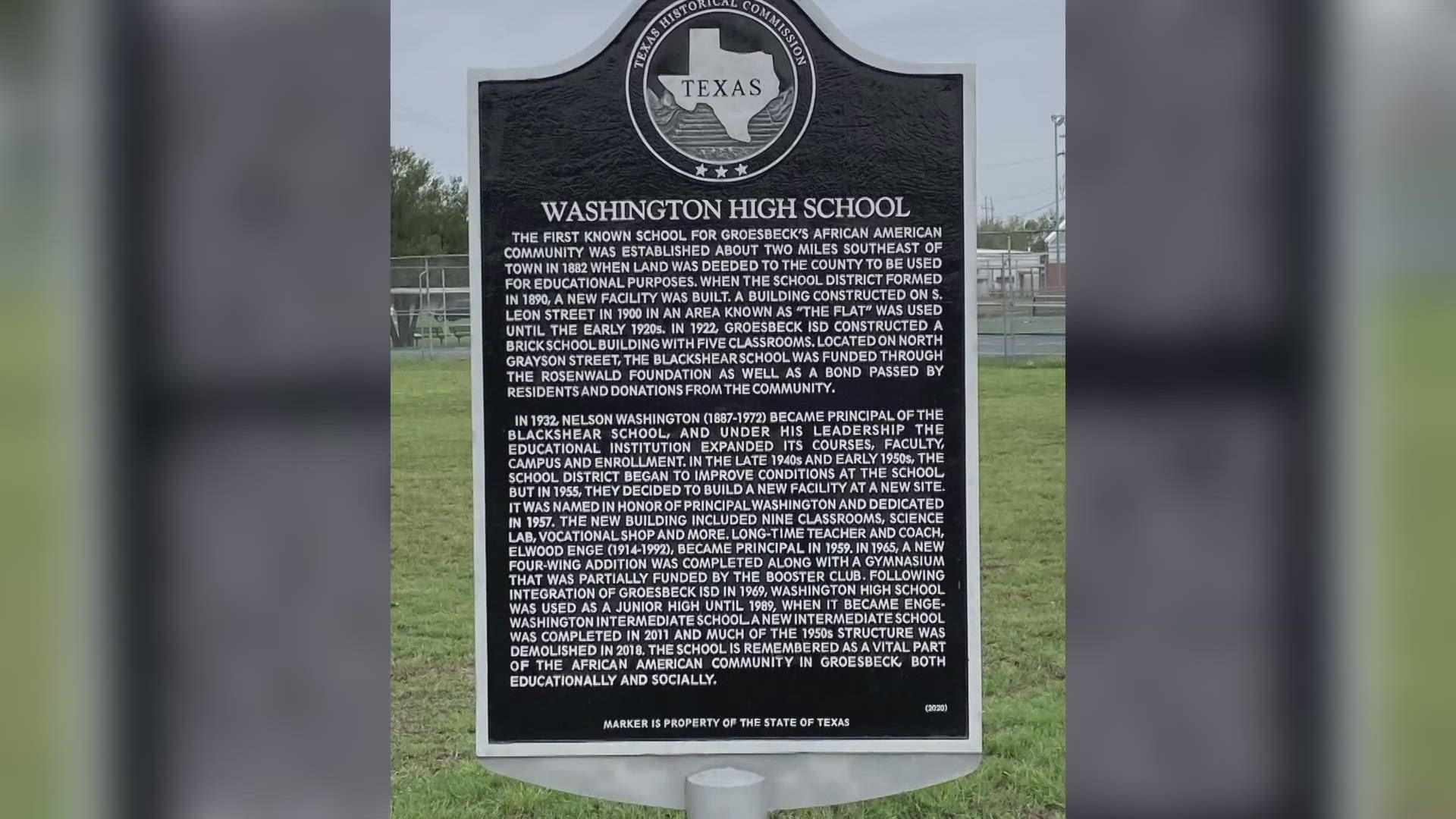 In the 1950s, Washington High School was an institution of learning for African-American students within Groesbeck ISD. Now in 2023, its legacy lives on.