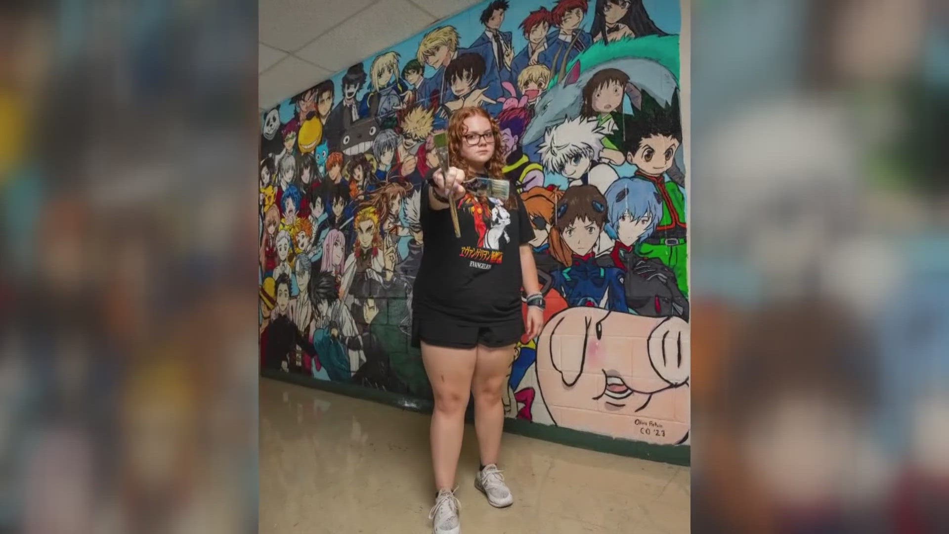 Mural created by Killeen ISD graduate goes viral on TitTok cbs19.tv