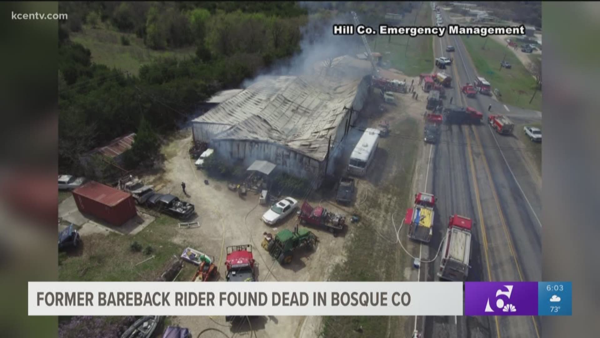 Chris Harris, 41, was found deceased inside the former Salvage Carpet building in Bosque County.