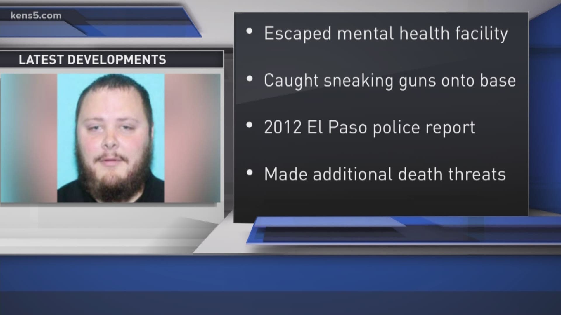 The suspect in the Sutherland Springs mass shooting reportedly escaped from a mental facility, was caught sneaking guns onto a base, and had made death threats in the past.