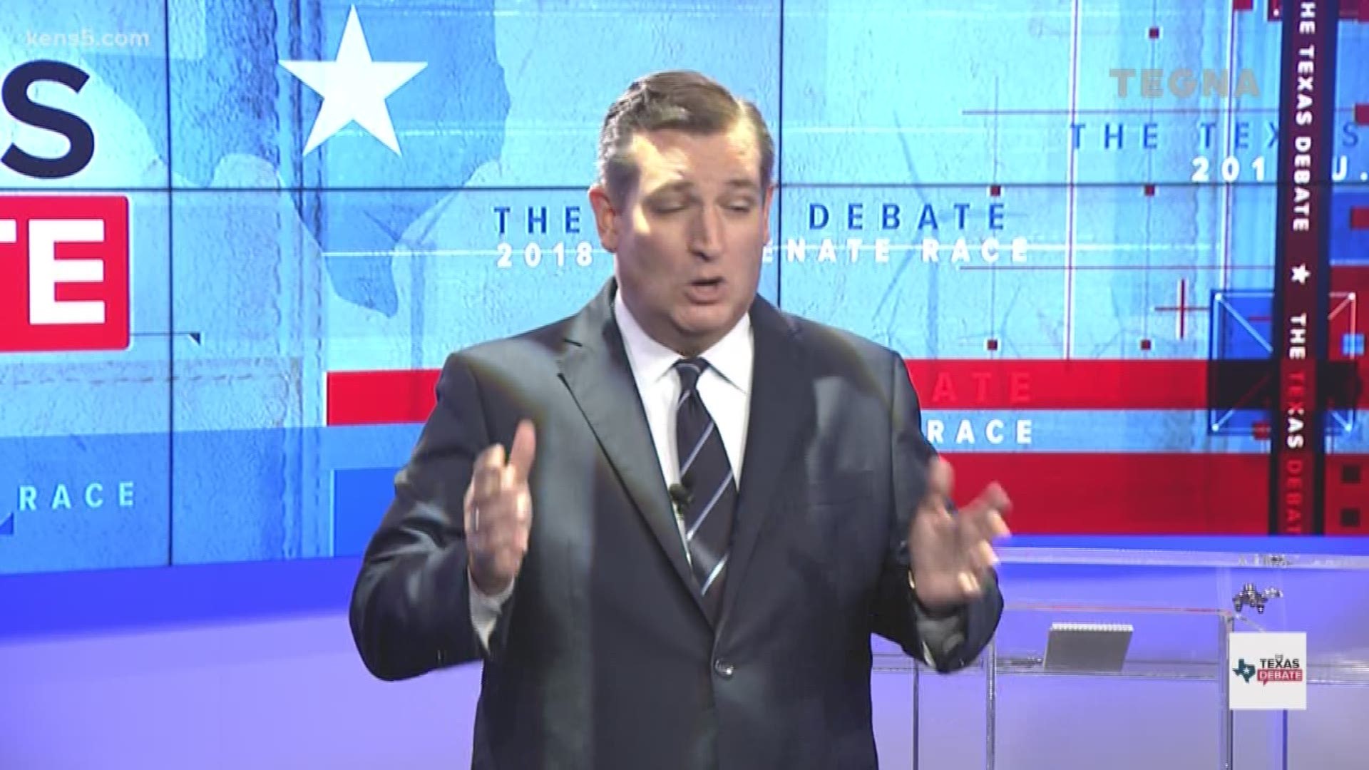 Sen. Ted Cruz says that he's the better choice in the U.S. Senate race against Candidate Beto O'Rourke and that he's the choice for hope.