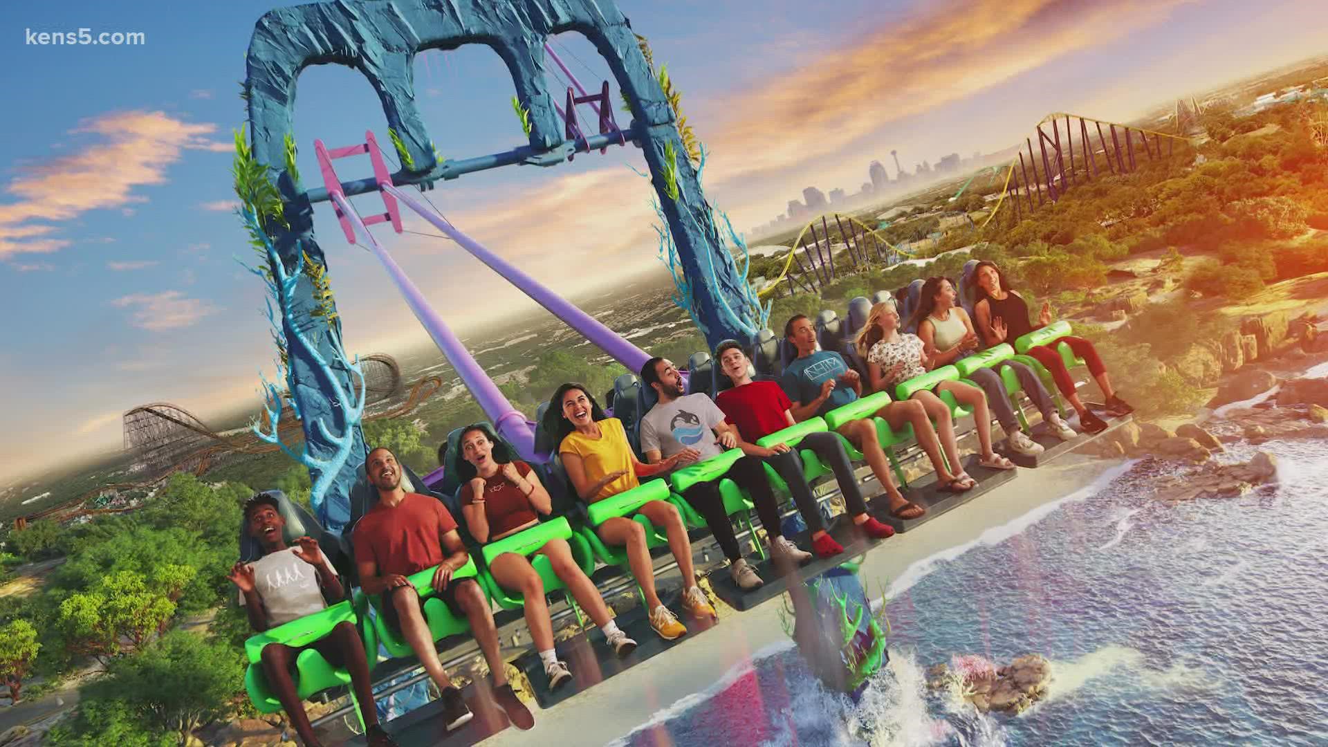 The new attraction, Tidal Surge, will seat 40 riders and feature two pendulum-like arms that will swing back and forth.