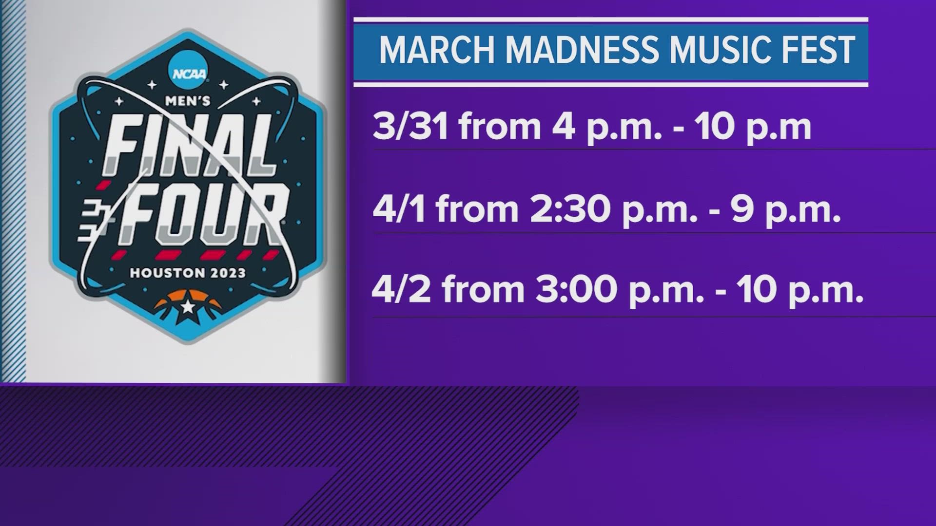 Some of the March Madness Music Festival acts were announced on March 1. Those acts include Lil Nas X and Tim McGraw.