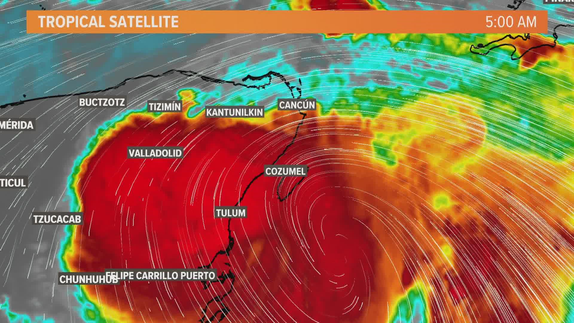 KHOU 11 Meteorologist Chita Craft has the latest imagery from Hurricane Grace