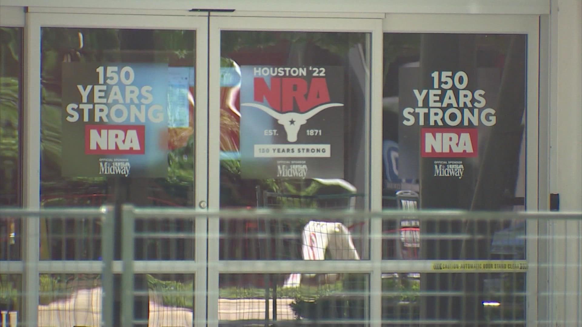 Following the school shooting that left 21 people dead, a number of high-profile guests dropped from the Houston NRA event.