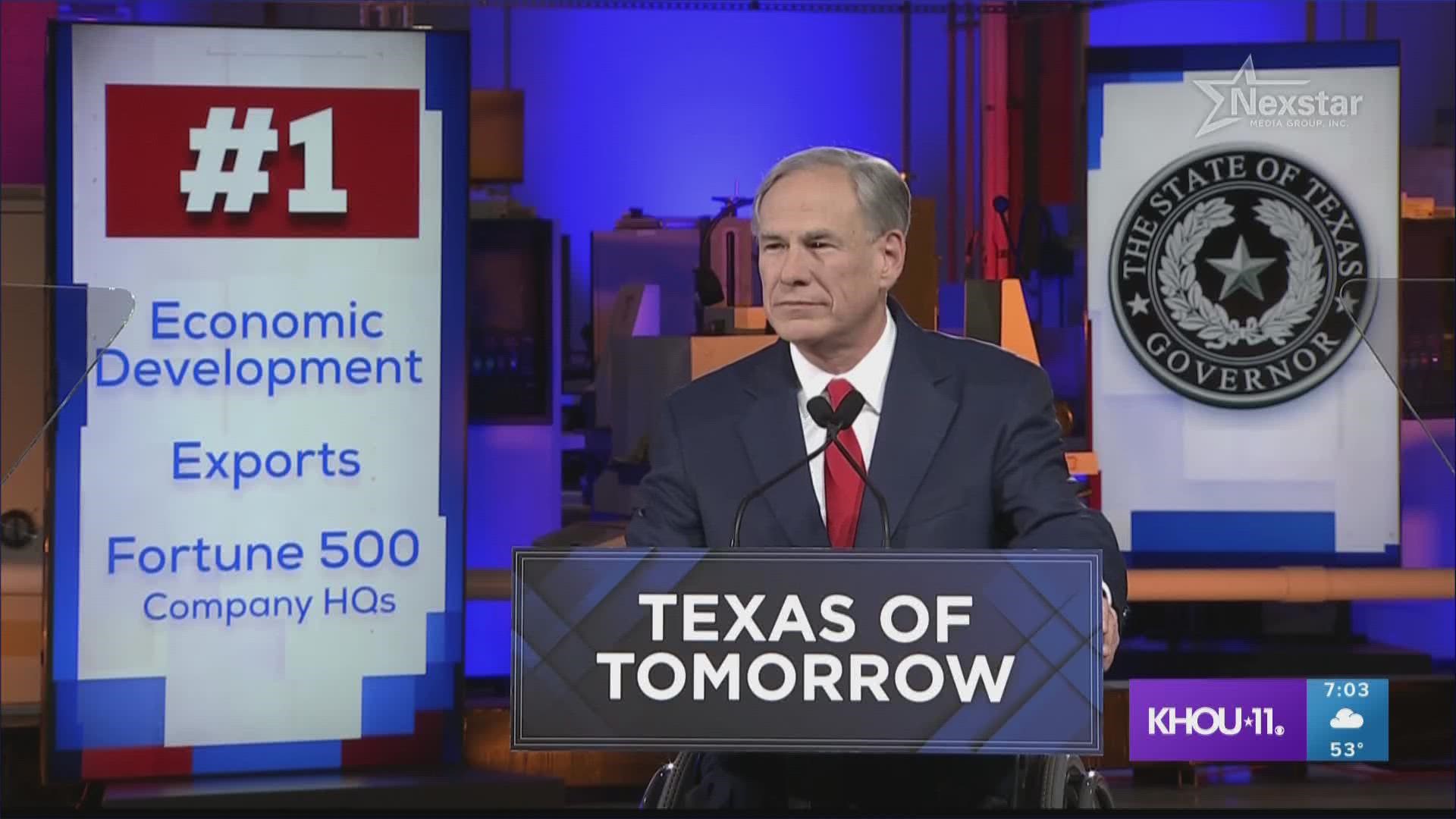 Gov. Abbott claimed Texas has added 1.9 million new jobs since he became governor.