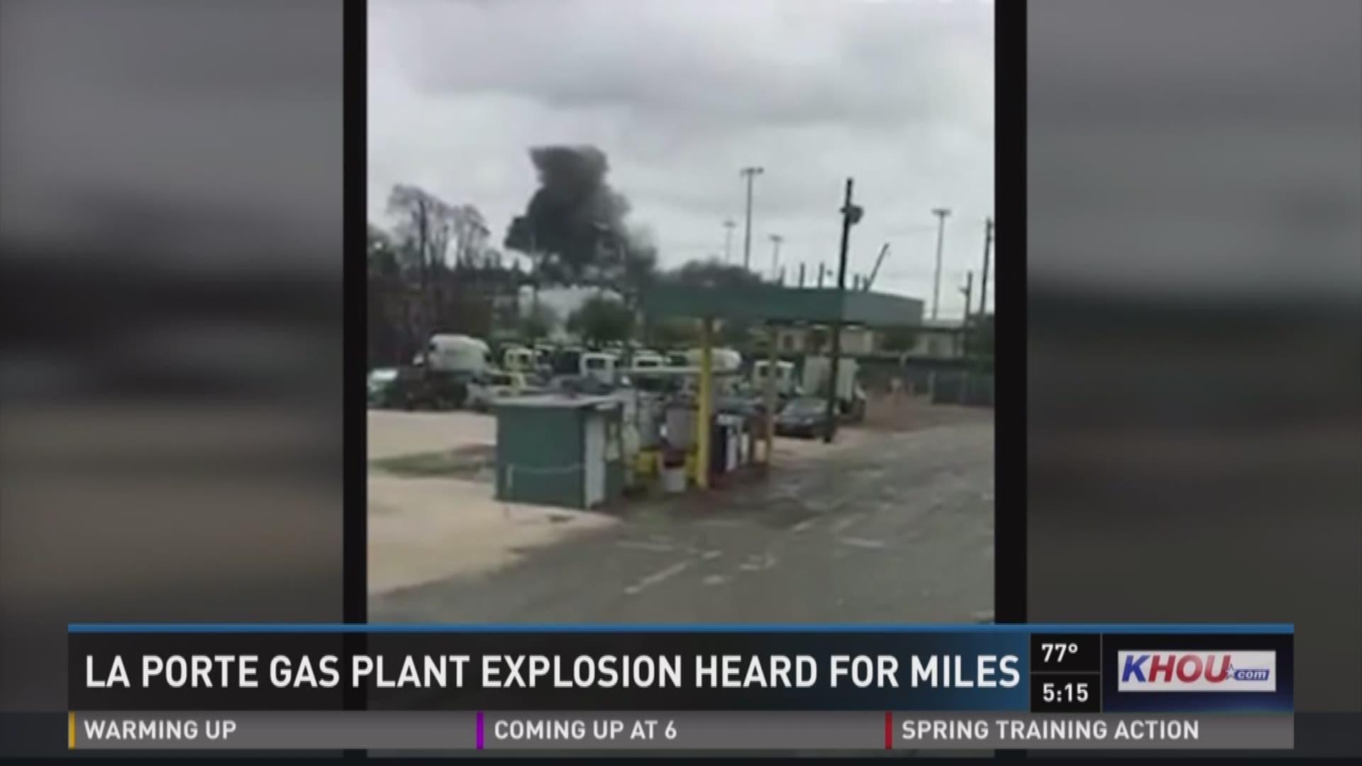  A loud explosion at a La Porte gas plant Wednesday shook homes and rattled nerves as far away as Baytown and Sheldon. Linde Gas issued a statement saying the blast was caused by a line breach at the plant at 11603 Strang Road.