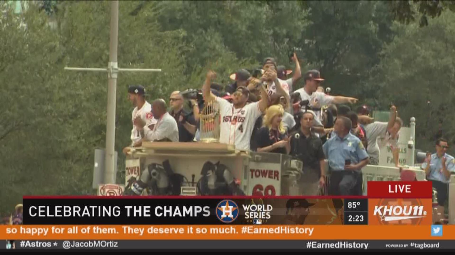 Houston Astros World Series Parade: Best moments from Houston's Championship  Celebration