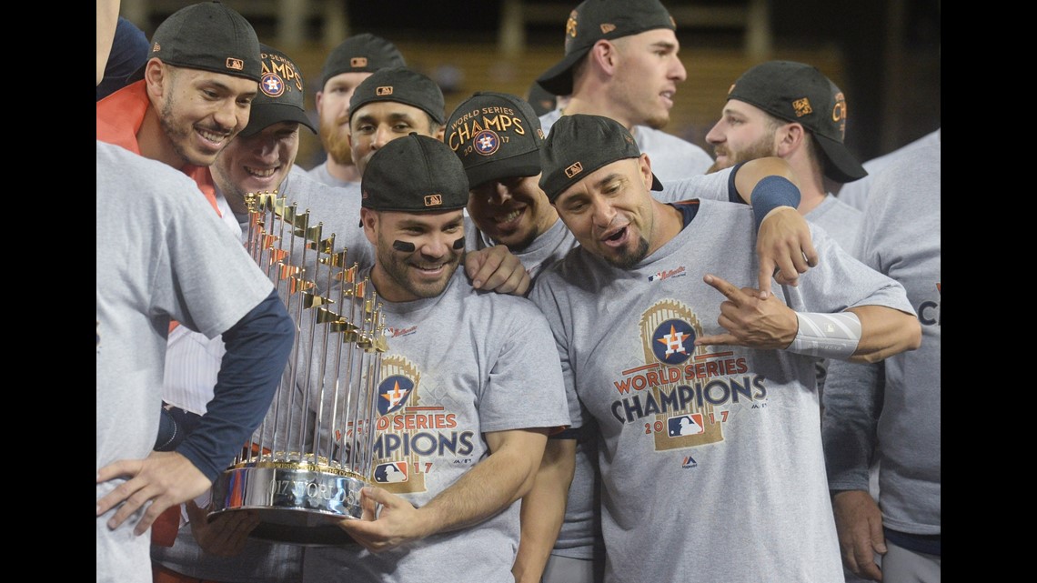 Houston Astros on X: Your #Astros have #EarnedHistory! Dress like a  #WorldSeries Champion with the official gear!    / X