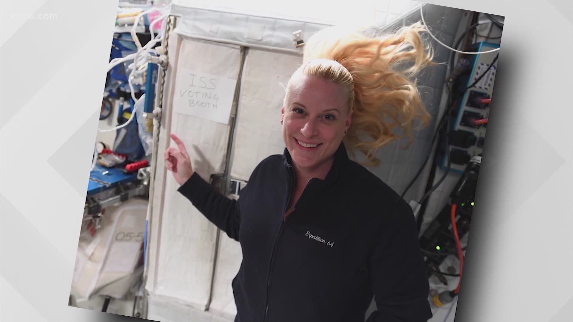 Astronaut Kate Rubins cast her ballot from the International Space Station. She explains how this worked.