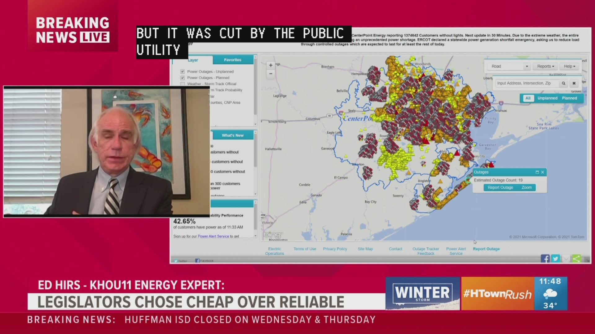 UH Energy Professor Ed Hirs breaks down the ERCOT update.