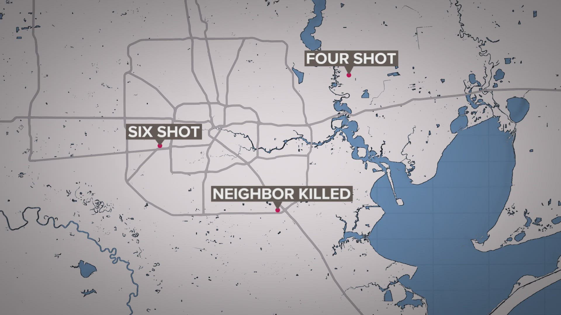 Authorities in the Houston area are investigating several major shootings that all took place on Sunday.