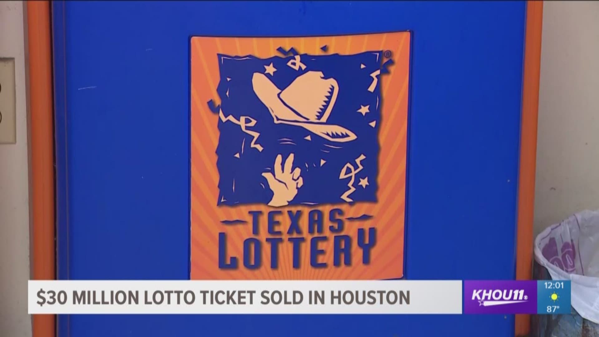 A $30,250,000 winning ticket for Wednesday night's Lotto Texas drawing was sold in northeast Houston, lotto officials tweeted.