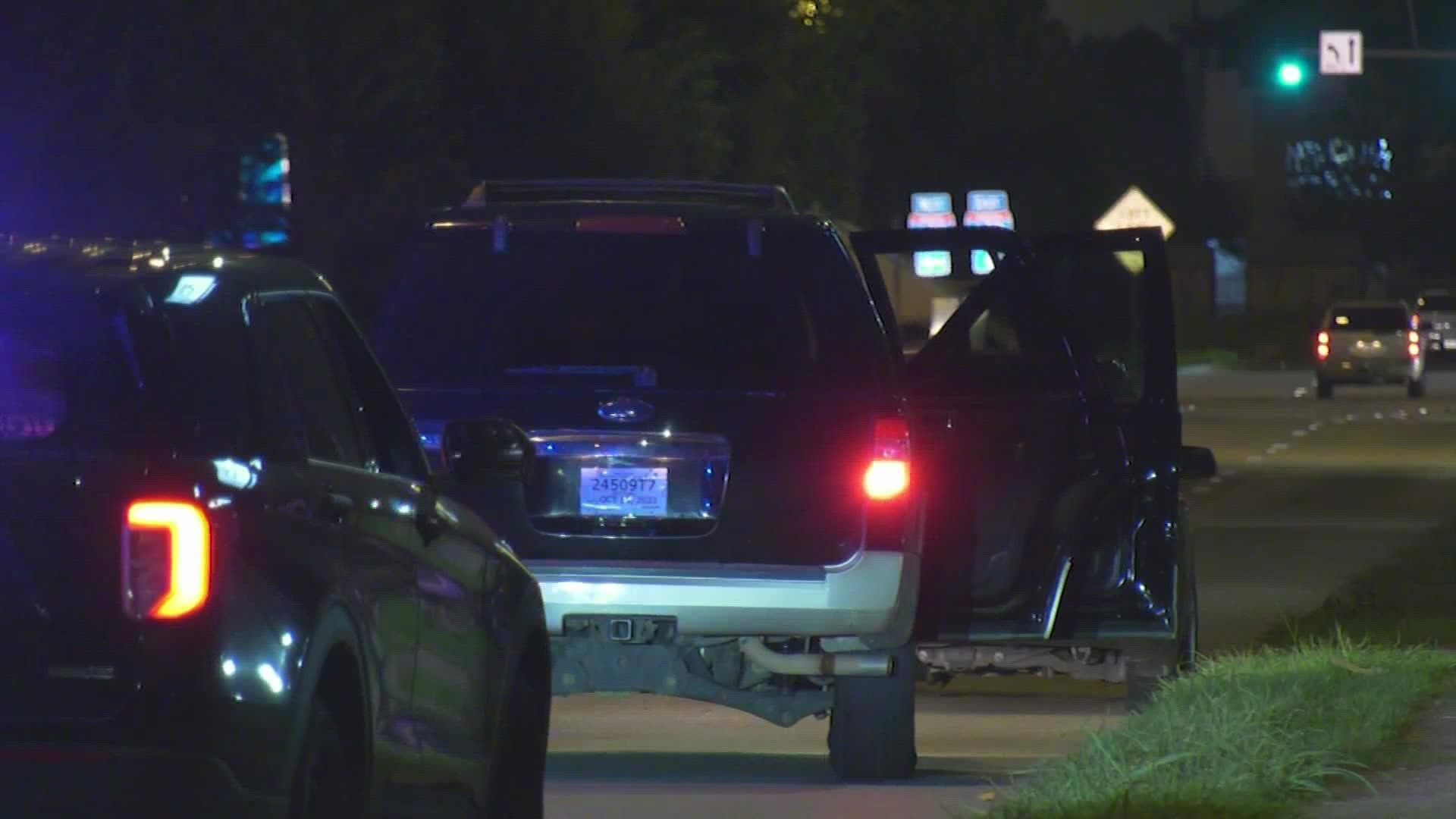 KHOU 11's Brittany Ford reports the driver who opened fire is still on the loose