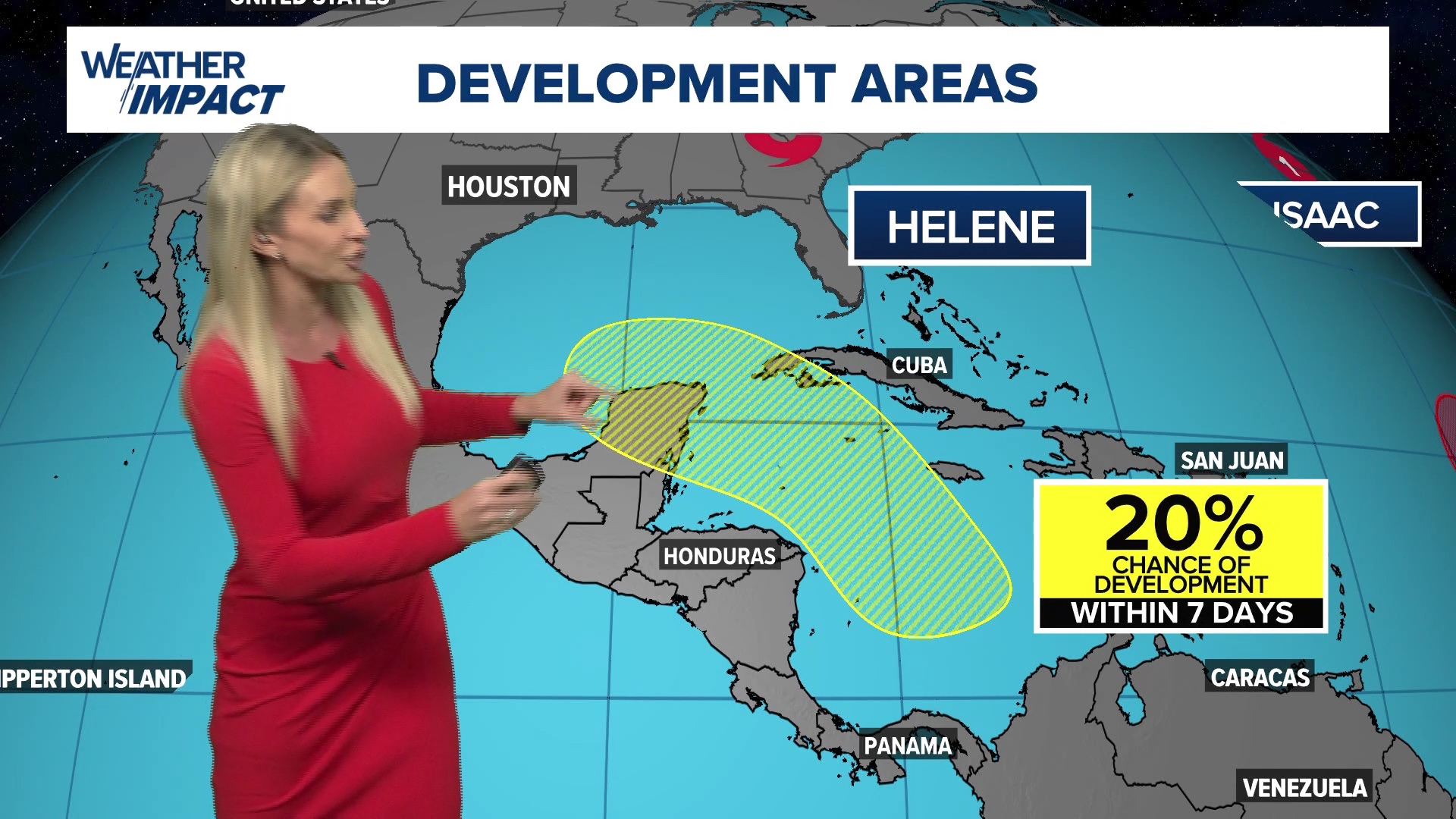 While we are tracking what is left is left of Hurricane Helene as it moves through the Southeast, there is a new wave in the Caribbean.