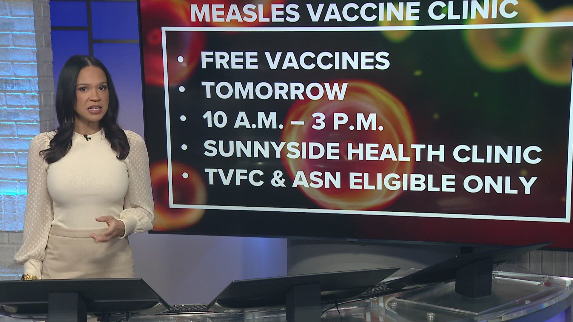 The City of Houston is hosting a free vaccine clinic on Saturday for TVFC and ASN-eligible people. 