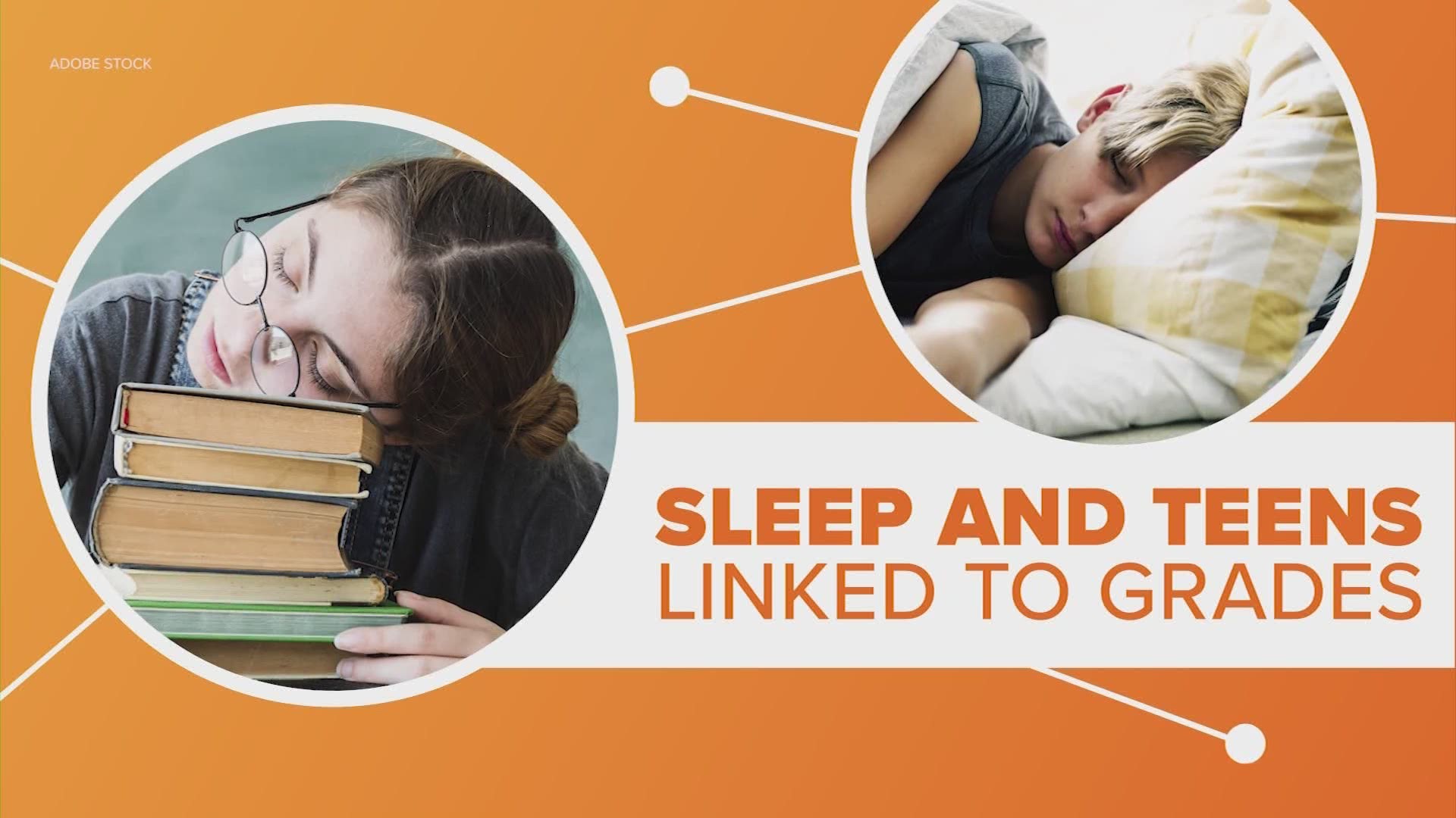 Teenagers, especially those with ADHD, can see lower test scores with less sleep. Let's connect the dots.