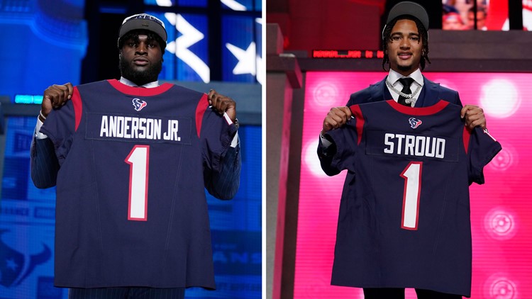 What did the Houston Texans give up for the No. 3 pick in the 2023 NFL Draft?