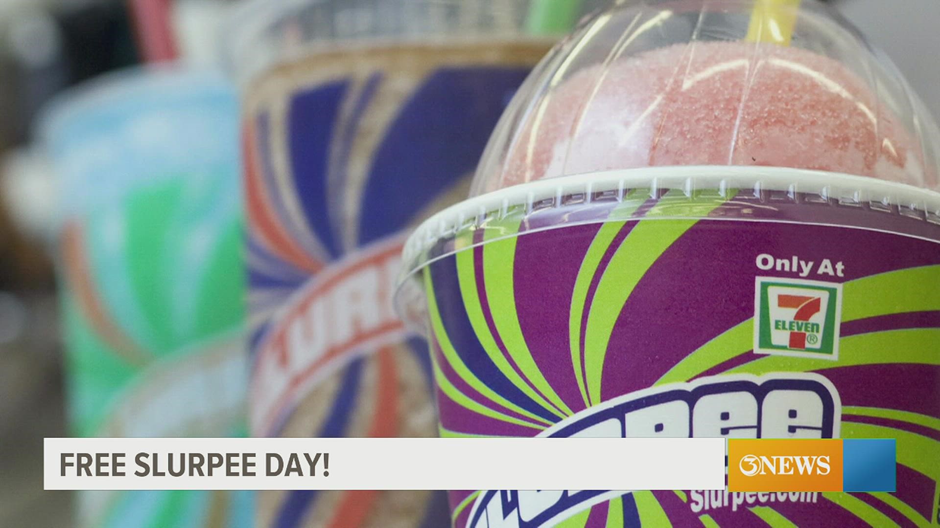 7-Eleven will be offering free Slurpee's for July 11