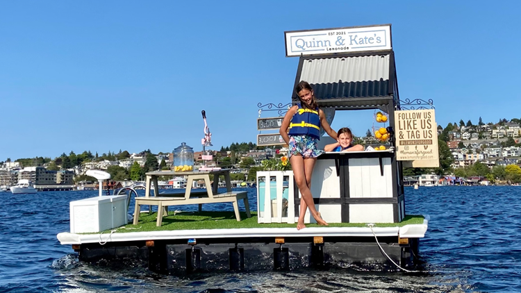Meet the young entrepreneurs behind Lake Union's floating lemonade stand