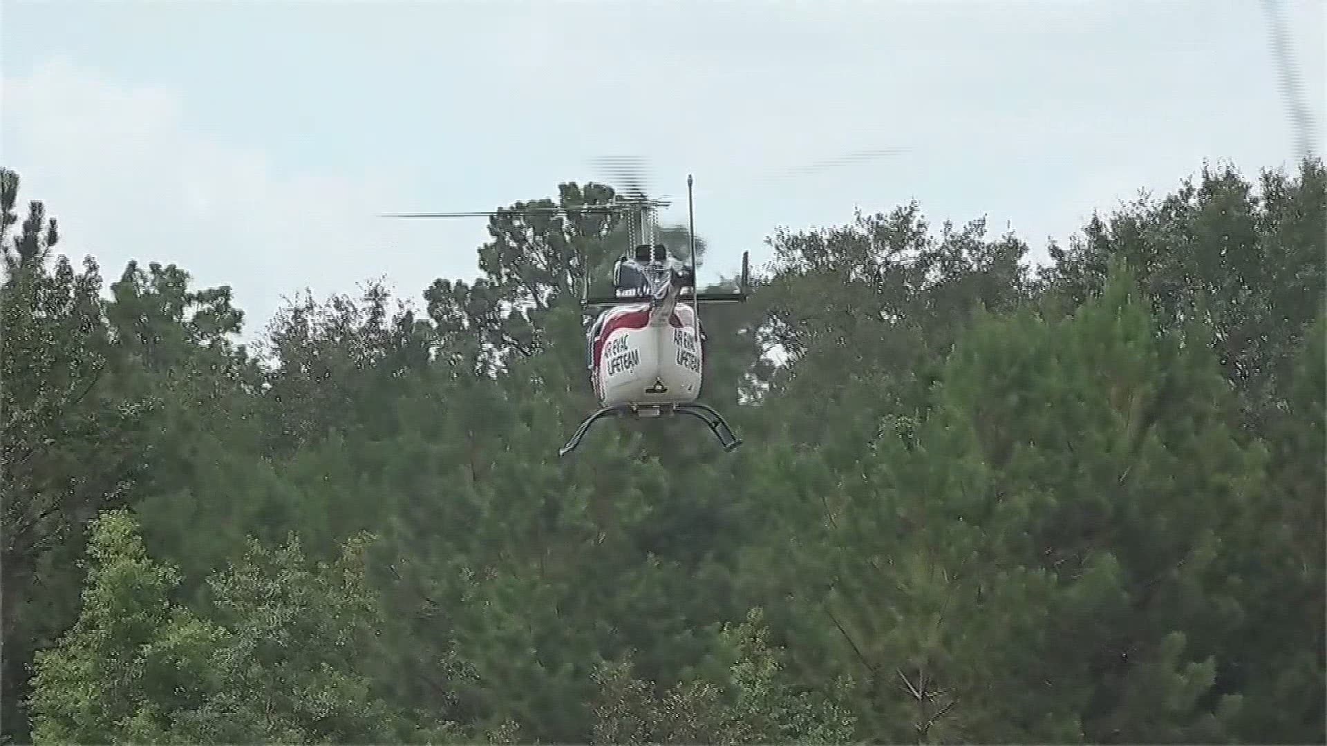 Four people have been injured in an explosion at a natural gas well in Jasper County Friday morning.