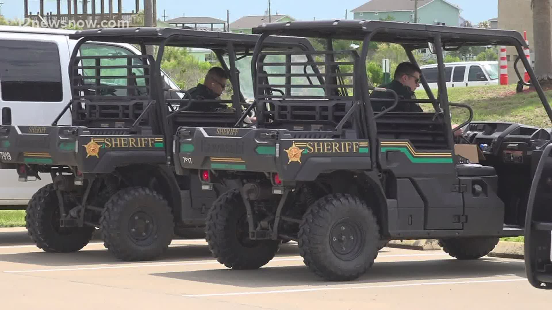 Galveston County Sheriff's deputies say they're are prepared to provide law and order this weekend.
