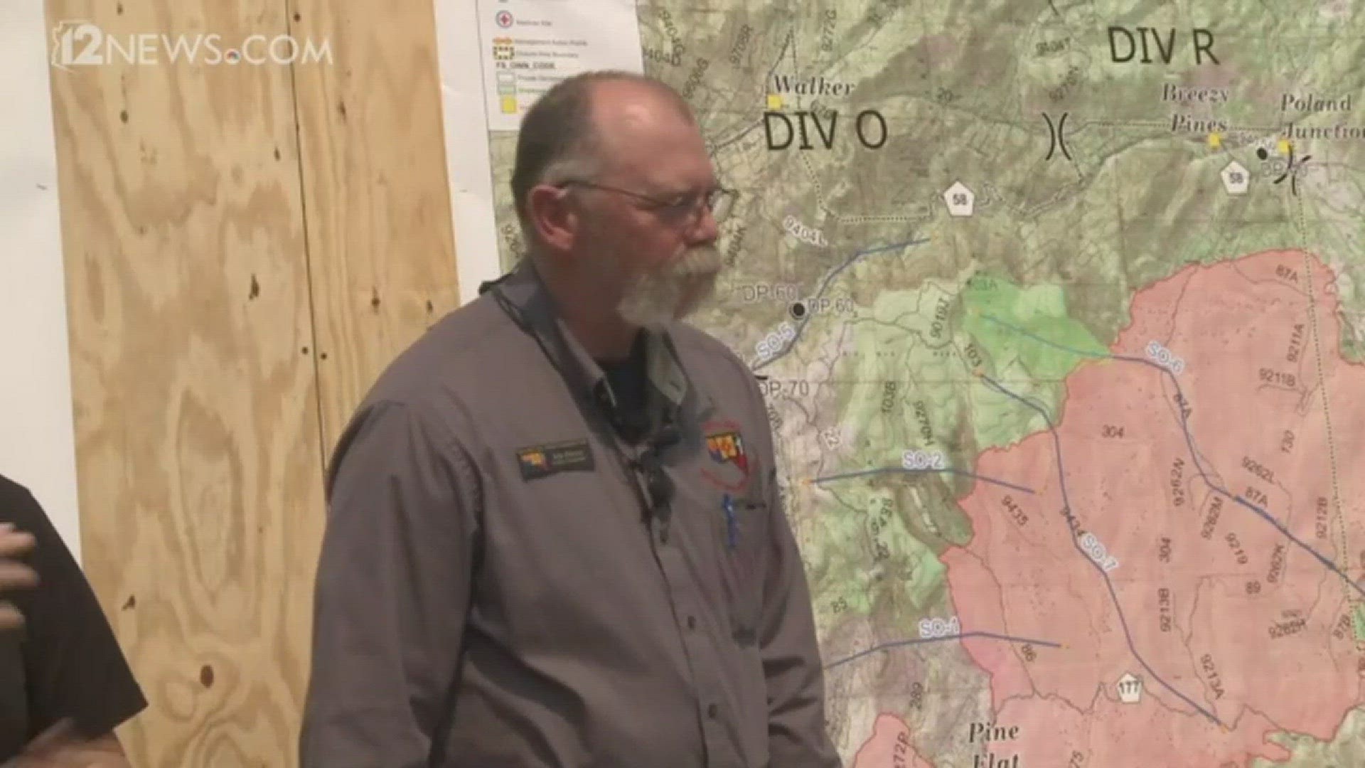 Authorities addressed the media Wednesday morning and provided details on the Goodwin fire that has burned over 20,000 acres.