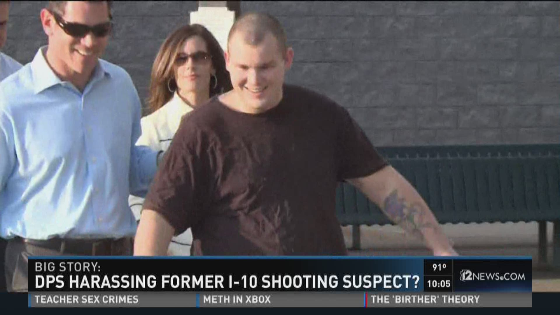 DPS harassing former I-10 shooting suspect?