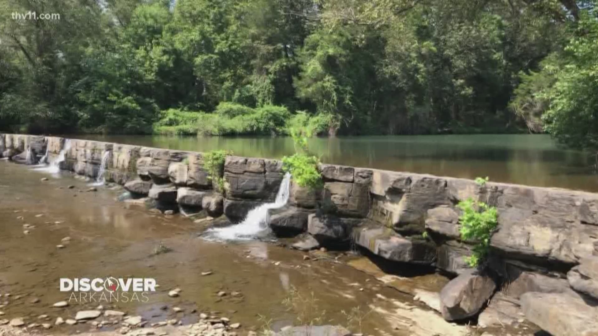 Natural Dam is located near the Oklahoma border near Fort Smith. The actual dam is a wonderful place to kill some time and gain some tranquility.