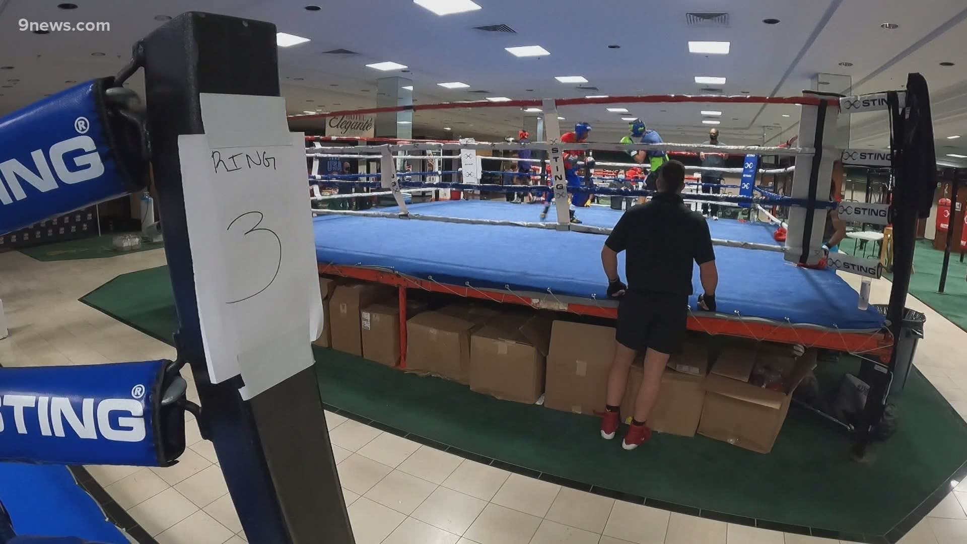 The pandemic means USA Boxing can’t train at the Olympic Training Center,  so they set a gym up in an abandoned department store at the Citadel Mall.