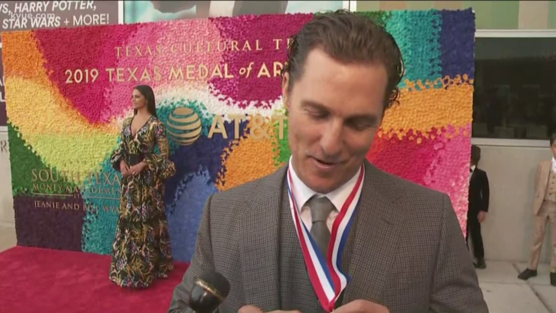 World-famous Texans were recognized at the 10th Biennial Texas Medal of Arts Awards. Kris Betts asked the honorees what they love about Texas and what the highlight of their career has been.